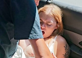 Bastet Trades Blowjob for Strangers Car Repair in Outdoor Sex
