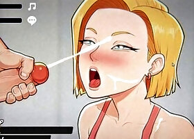 RomanticDevil Blonde Stuffs Cock in Mouth for Cumshot