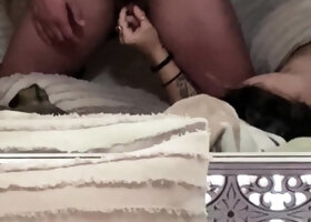 Girls Out West Blond amateur fingers her hairy cunt