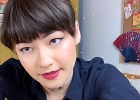 asian femdom POV tape gag humiliation