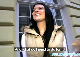 Beautiful Brunette Fucks a Stranger in a Hotel Room