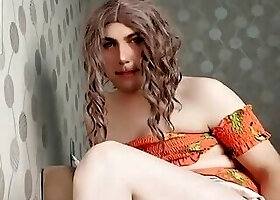 Webcam Slut Femboy Makes Her Fan Cumming Finally