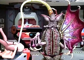 Busty doctor fucked by Lovecraftian monster