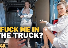 VIP4K - Hot Blonde Begs to Get Fucked Hard in the Truck to Pay Off Her Debt to a Stranger