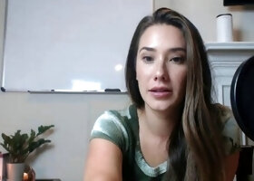 Latina teen Renae Cruz hot solo dildo masturbation